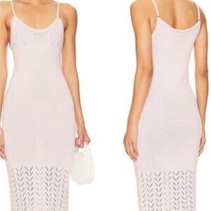 Peixoto Nora Knit Blush Petal Maxi Dress